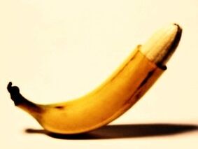 The banana is a symbol of an enlarged penis