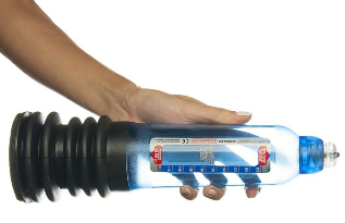 Water pump to enlarge the penis